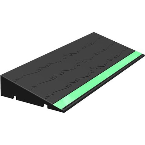 Rampe de Seuil de Porte Portable avec Bande Lumineuse – Rampe d'Accès Pliable et Antidérapante pour Fauteuil Roulant et Mobilité Réduite (1/5)