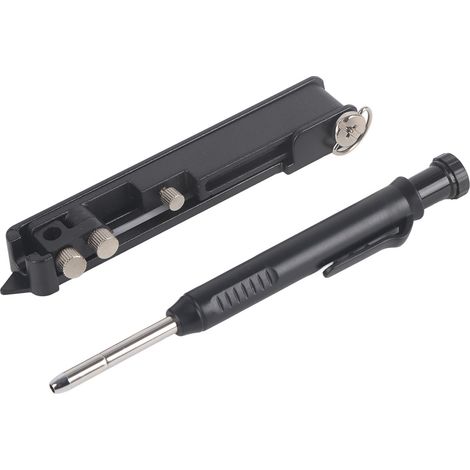 Outil de traçage multifonction pour bois, pointe à tracer précise pour trous profonds et menuiserie. (1/5)