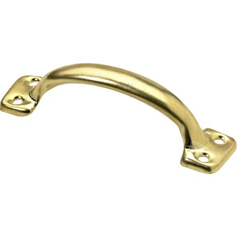 Hettich Möbelgriff Stahl gold 20,0 x 75,0 x 21,0 mm - 1 Stück Möbelgriffe