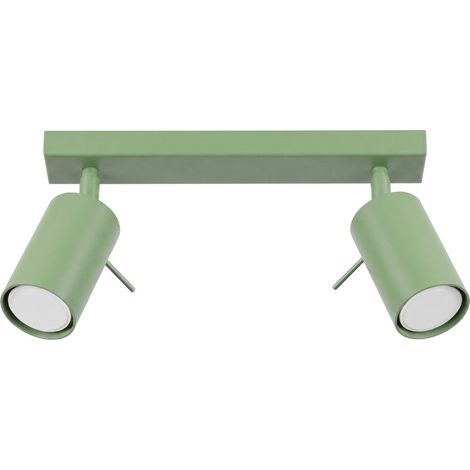 Plafones RING salvia acero 2xGU10 30cm Sollux (1/2)