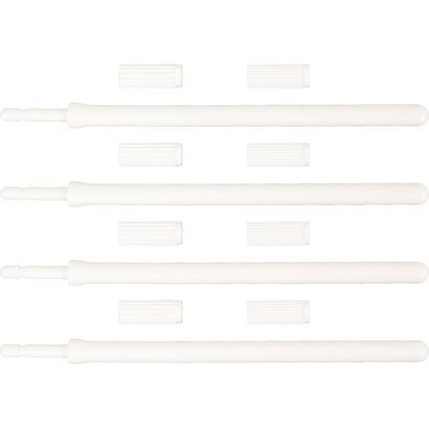4-teiliges Lederkantenfärbestift-Set mit 8 austauschbaren Spitzen, Werkzeug zum Kantenfärben für DIY-Lederarbeiten (1/5)