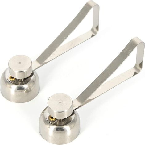Tijeras de acero inoxidable para pelar huevos - Pelador triangular para huevos duros/recogidos - Utensilio de cocina (1/4)