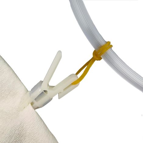Stabilization Device Cloth Pegs Clamp Catheter Fixing Holder Clamps Tube Fastening Clips Clothespin Hose Fixation Accessories Supplies 5Pcs (1/5)