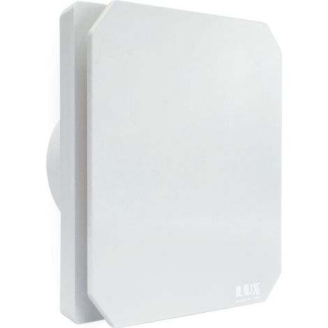Aspiratore Elettrico da Parete 15W Diam. 98 mm con Timer 5-30 Minuti e Chiusura Automatica IPX4 LUX317