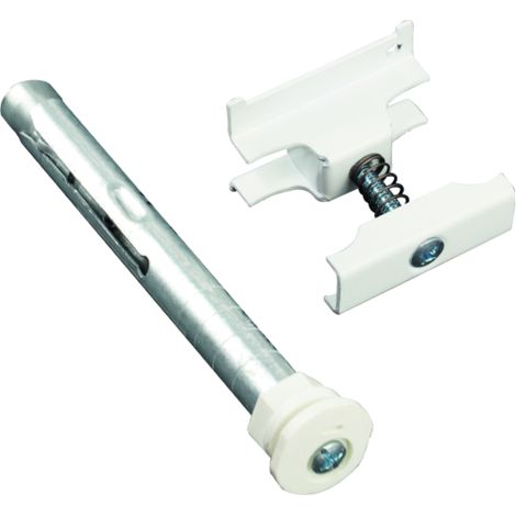 Purmo Anschluss-Set AZ13DZ952223300 verkehrsweiß RAL 9016, 4er, mit Bohrkonsole