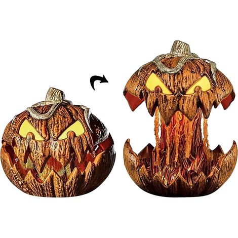 Halloween Kürbis Dekoration, Sprachsteuerung, Gruselige Lichteffekte, A (1/2)
