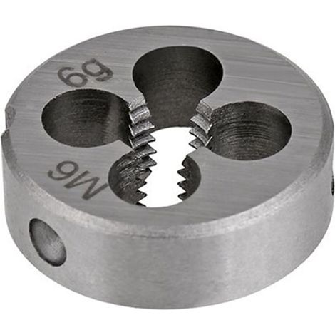 Filière M6 x 1 0 - Filet Gauche - HSS DIN 223 - Pour Taraudage Métallique - 1 Pièce (1/5)