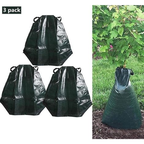 20-Gallonen-Bewässerungssack für Bäume - Langzeitbewässerungssack - Tropfbewässerungsset, 3er-Set