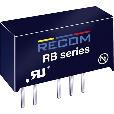 RECOM RB-1212S Convertitore DC/DC 12 V 12 V 0.084 A 1 W Num. uscite: 1 x Contenuto 1 pz.