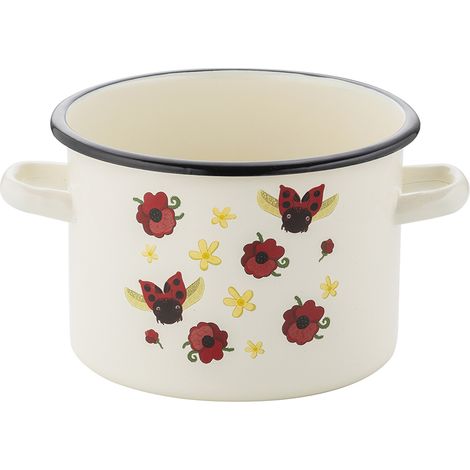VASO SMALTATO DRITTO BIEDRONKA 22CM 6L