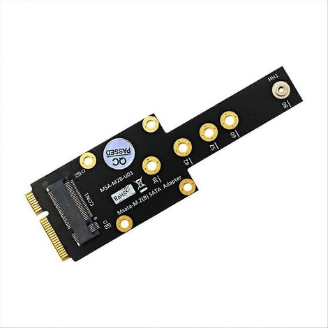 Adaptateur MSATA vers M.2 Key B, adaptateur SSD M.2 vers MSATA (1/5)