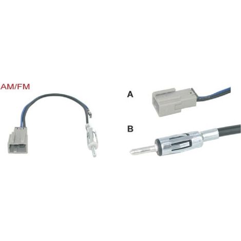 Adaptateur Antenne compatible avec Honda Accord Civic CRV Mazda 3 vers Din M - ANT6006