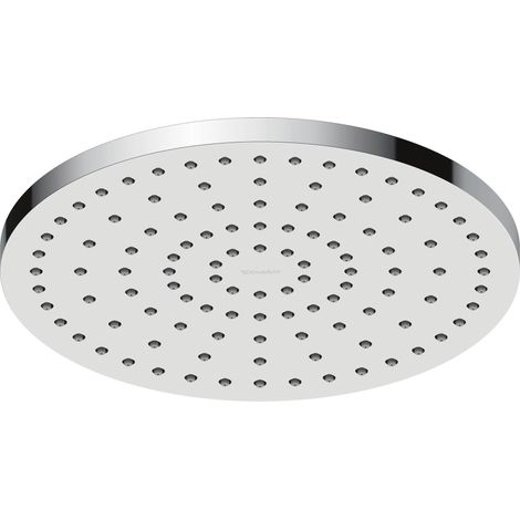 Duschkopf Duravit Universal, mit Strahlart Rain, rund (Ø 250 mm), im Winkel verstellbar, Chrom (1/4)
