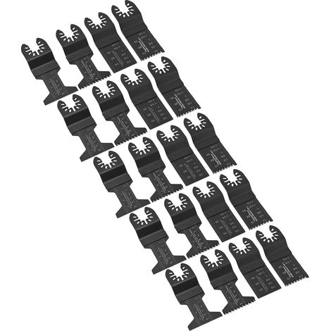 Lames de scie oscillantes en acier à haute teneur en carbone, pour outil multifonction BOSCH, coupe nette et précise. Lot de 5. (1/5)