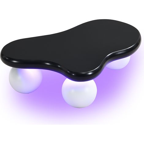 GagaTable basse nuage LED 16 couleurs, MDF, noir blanc (1/5)