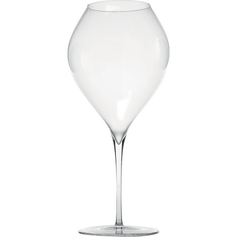 Zafferano Calice Ultralight 82 cl in Vetro Sonoro Superiore, Set da 2 Pezzi, Design Artigianale per Degustazione Vini Bianchi Strutturati e Rossi