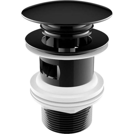 Jika Mio Style - Waschtischablauf Click-Clack, schwarz matt H3702F97161031