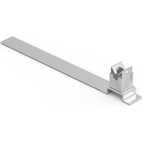 Porta piastrelle universale a basso profilo 44x255x25mm NI /21004005/