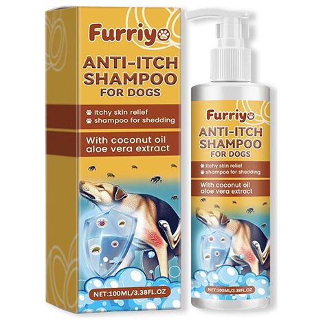 Furriyo Hundeshampoo ist sanft zur Haut, desodoriert, pflegt das Fell und wurde speziell für Hunde entwickelt. (1/5)