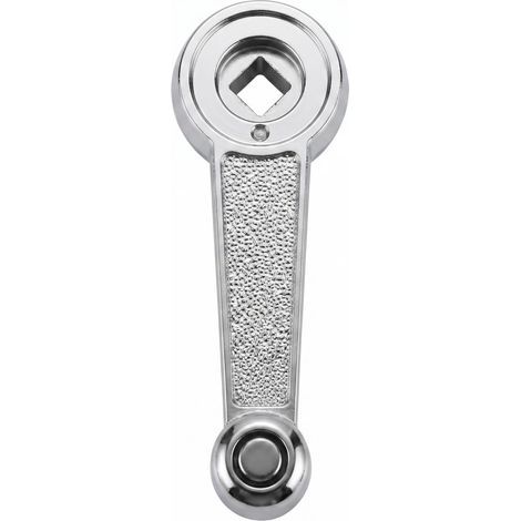 Manovella di ricambio per ombrelloni, pezzi di ricambio per ombrelloni da giardino, robusta manovella in metallo per sollevare ombrelloni da giardino a forma di banana, accessori placcati in argento (1/5)