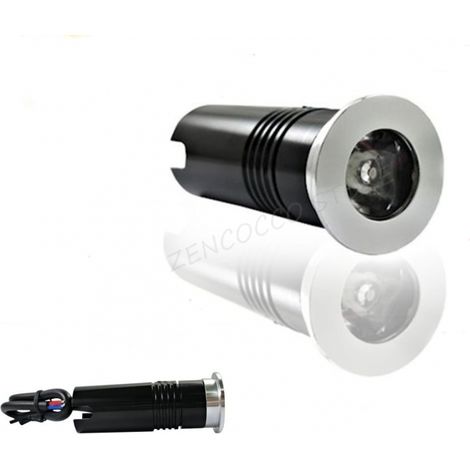 Faretto 3W Incasso led Segnapasso 60° Luce Calpestabile 270lm | Bianco Caldo (1/2)