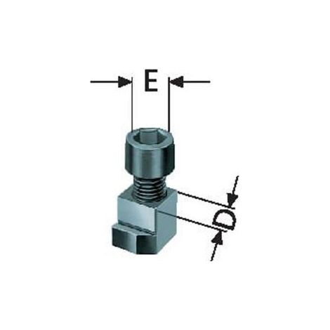 Röhm  dado  scanalato  con  vite,  dimensione  mandrino  LVE  400/500/600  -  1305181