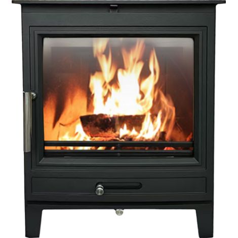 NRG 8KW Multifuel Stove Log Burner Heating Fireplace Defra Approved Eco Design (1/5)