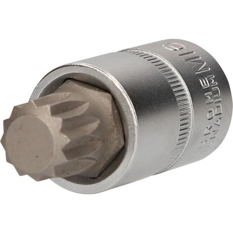 BRILLIANT TOOLS  1/2"  Punta  de  vaso  para  tornillos  XZN,  55  mm  de  largo,  M16  -  BT022937 (1/4)