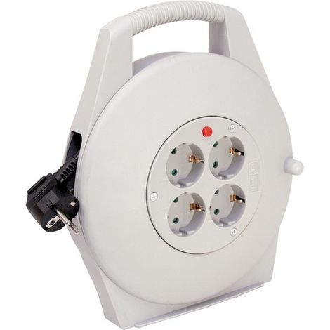 Brennenstuhl Kabelbox Grau 4-fach 10m H05VV-F 3G1,5 mit erhöhtem Berührungsschutz - 1093750055 (1/2)