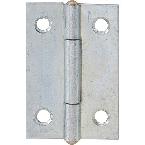 SCHMALE Scharnier DIN 7954 A schmal 30 x 22 mm, Edelstahl (1/2)