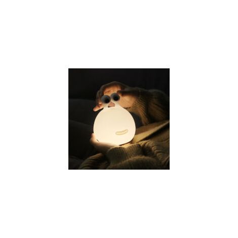 Escargot Veilleuse Silicone Ricaricabile Bébé Sommeil Lumière Interruttore tattile Dimmerabile - Crezuo