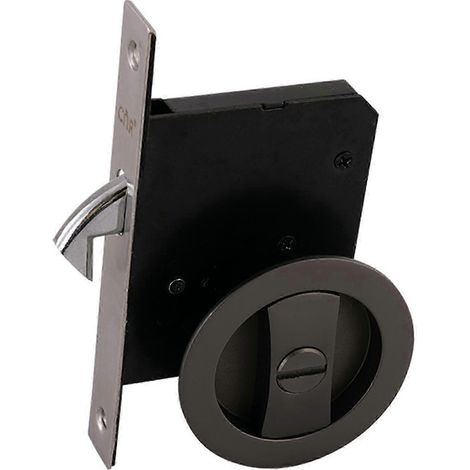 Verrou de porte pivotant Invisibles Round, résistant à la rouille et à l'usure, pour salle de bain (1/5)