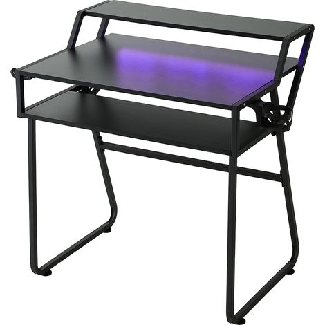 RGB LED Light Gaming Desk with Remote Control (1/3)