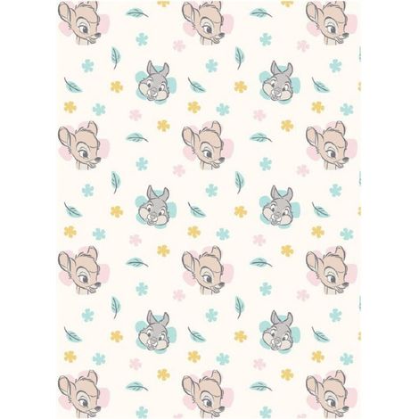 Disney Bambi Flanell Baby-Fleecedecke – Weicher Komfort in 150 x 110 cm