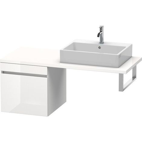 Meuble bas console DURASTYLE 512x500x548mm EU chêne/blanc mat