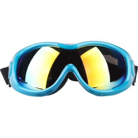 Lunettes de protection UV pour chiens et chats, PVC et PC réglables, résistance aux chocs, bleu, anti-UV solides. (1/5)