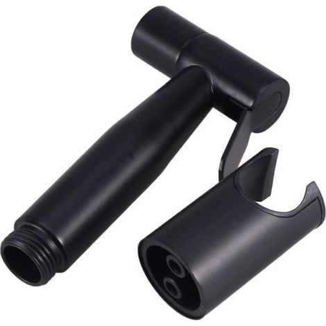 Douchette À Main - Acier Inoxydable - Pour WC Et Bidet - Noir Mat - 1 Pièce (1/5)