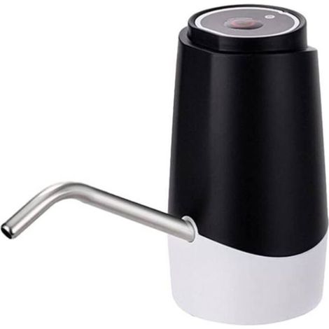 Accessoires pour distributeur d'eau, pompe à eau électrique portable, distributeur d'eau universel, pompe à bouteille d'eau rechargeable par USB pour 2 à 5 gallons avec 2 silicones (1/3)