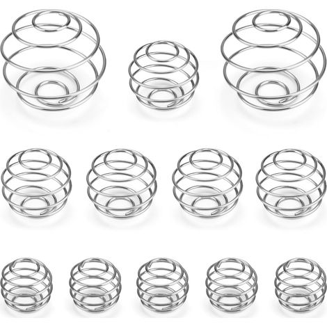 12 Pièces Melangeur Anti Grumeaux Biberon , Mélangeur Biberon , Boule de Mélangeur Trois Spécifications , Convient aux Shakers à Vin , Tasses de Sport , Verre