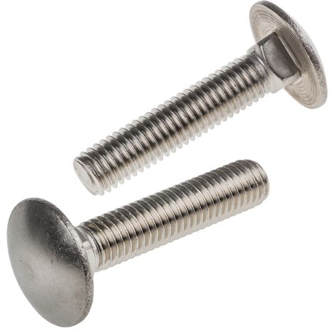 Boulon Acier Inoxydable, Brut, M8 x 40mm ( Prix pour Sachet de 50 )