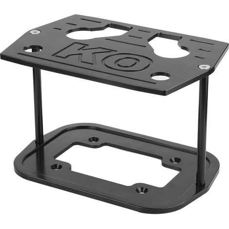 Support de plateau de batterie en acier inoxydable pour batteries Optima 34/78, disponible en rouge/jaune/noir. (1/5)