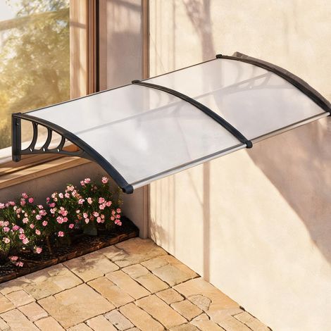 SunJet Store banne, auvent rétractable, Auvent de porte polycarbonate - Réf. 255LZJGBV3HG (1/5)