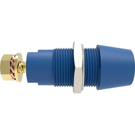 Schützinger DI SAB 9430 Au / BL Presa di sicurezza montaggio in superficie dritto Blu 1 pz.