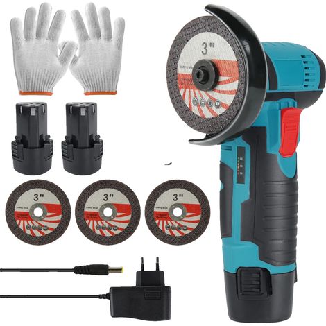 Meuleuse portative, batterie rechargeable, moteur efficace, Couleur mélangée (1/2)