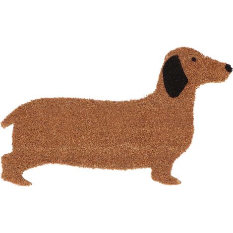 Paillasson en fibres de coco - L 45 x l 75,3 cm - Chien - Livraison gratuite (1/2)