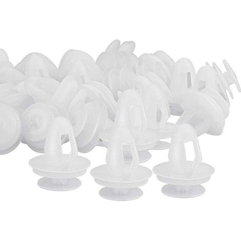50 PCS Clips De Fixation En Plastique Pour Auto Universels Vehicle Clips Clips De Fixation Voiture Clips Panneau De Porte Rivet Clips Plastique Voiture Rivet De Fixation En Plastique (1/5)