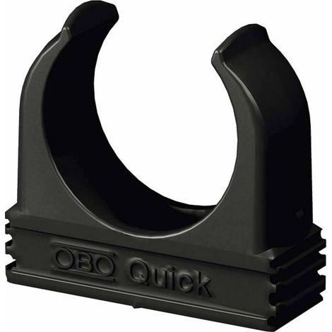 OBO Bettermann Collier rapide M40 polypropylène noir profond RAL 9005, 2149575 (1/2)
