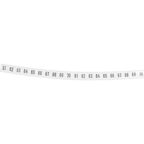 Pennarello DK2/Z6 /61-70/ bianco 89207006 /100 pz./