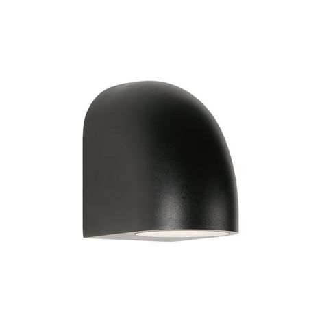Mantra Aplique exterior curvo luz arriba o abajo negro BALDY, GU10 IP66 (1/3)