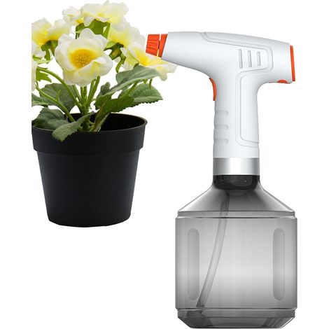 Arrosoir électrique Outil d'irrigation à faible bruit 0,9 l, bouteille d'arrosage électrique pour plantes – pour bonsaï, jardin, terrasse, jardin, propriétaires, voisins, jardiniers (1/5)